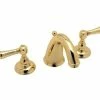 Outlet ✨ ROHL® San Julio Two Handle Widespread Bathroom Sink Faucet in Inca Brass 💯 -ROHL Sales Query 413