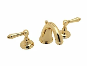 Outlet ✨ ROHL® San Julio Two Handle Widespread Bathroom Sink Faucet in Inca Brass 💯 3 Outlet ✨ ROHL® San Julio Two Handle Widespread Bathroom Sink Faucet in Inca Brass 💯