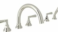 Budget 👏 ROHL® Perrin & Rowe® Edwardian Two Handle Roman Tub Faucet in Polished Nickel ✔️