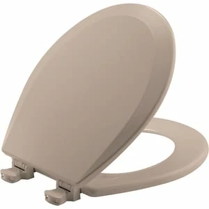 New ๐คฉ Bemis Round Closed Front Toilet Seat with Cover in Fawn Beige ๐ 3 New ๐คฉ Bemis Round Closed Front Toilet Seat with Cover in Fawn Beige ๐