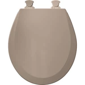 New ๐คฉ Bemis Round Closed Front Toilet Seat with Cover in Fawn Beige ๐ 5 New ๐คฉ Bemis Round Closed Front Toilet Seat with Cover in Fawn Beige ๐ - Image 3