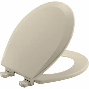 Brand new ๐ Bemis Round Closed Front Toilet Seat with Cover in Almond ๐ 3 Brand new ๐ Bemis Round Closed Front Toilet Seat with Cover in Almond ๐