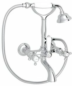 Buy 🧨 ROHL® Perrin & Rowe® Two Handle Wall Mount Filler in Polished Chrome 🌟