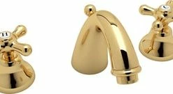 Outlet 🌟 ROHL® Verona™ Two Handle Bathroom Sink Faucet in Inca Brass 🔥