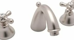 Hot Sale ✨ ROHL® Verona™ Two Handle Widespread Bathroom Sink Faucet in Satin Nickel ✨