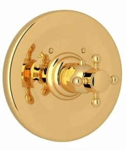 Outlet 😀 ROHL® Country Bath 7-3/32 in. Brass Valve Trim in Italian Brass 😀