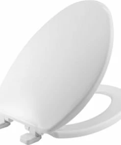 Best Pirce 😉 Bemis Sta-Tite® Elongated Closed Front Toilet Seat with Cover in White ✔️