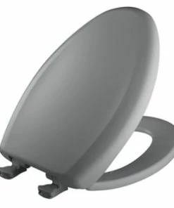 Cheapest ๐ฏ Bemis Elongated Closed Front Toilet Seat with Cover in Grey ๐ฅฐ