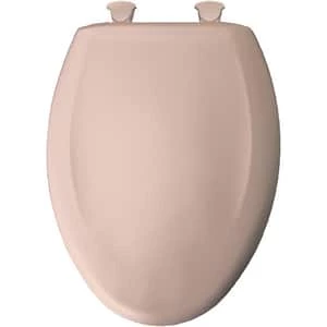 Outlet ๐ Bemis Elongated Closed Front Toilet Seat with Cover in Venetian Pink ๐ 5 Outlet ๐ Bemis Elongated Closed Front Toilet Seat with Cover in Venetian Pink ๐ - Image 3