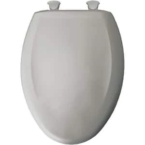 Wholesale 👍 Bemis Elongated Closed Front Toilet Seat with Cover in Silver 🧨 5 Wholesale 👍 Bemis Elongated Closed Front Toilet Seat with Cover in Silver 🧨 - Image 3