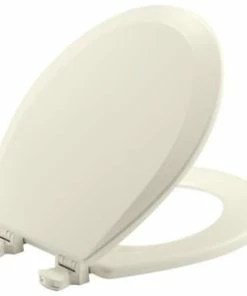 Best deal 🔥 Bemis Round Closed Front Toilet Seat with Cover in Biscuit 🥰