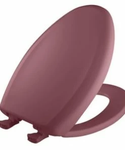 Hot Sale ๐ฅฐ Bemis Elongated Closed Front Toilet Seat with Cover in Raspberry ๐
