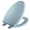 Cheap 😍 Bemis Elongated Closed Front Toilet Seat with Cover in Dresden Blue 🔥 -ROHL Sales Query 548