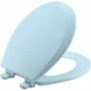 Discount 😀 Bemis Round Closed Front Toilet Seat with Cover in Dresden Blue 💯 -ROHL Sales Query 55