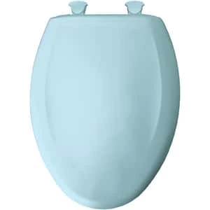 Cheap 😍 Bemis Elongated Closed Front Toilet Seat with Cover in Dresden Blue 🔥 5 Cheap 😍 Bemis Elongated Closed Front Toilet Seat with Cover in Dresden Blue 🔥 - Image 3