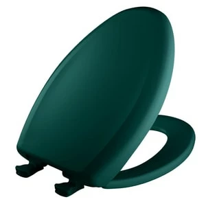 Hot Sale 💯 Bemis Whisper-Close® Elongated Closed Front Toilet Seat with Cover in Teal 🤩 3 Hot Sale 💯 Bemis Whisper-Close® Elongated Closed Front Toilet Seat with Cover in Teal 🤩