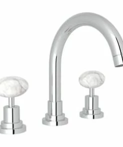 New 💯 ROHL® Lombardia® Two Handle Widespread Bathroom Sink Faucet in Matte Black Lever Handle ❤️