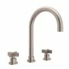 Discount 🛒 ROHL® Italian Country Bath Two Handle Bathroom Sink Faucet in Satin Nickel 👍 -ROHL Sales Query 571