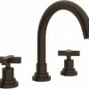 Budget 🛒 ROHL® Lombardia Two Handle Bathroom Sink Faucet in Tuscan Brass 👍 -ROHL Sales Query 572