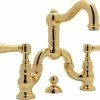 Top 10 💯 ROHL® Aqui Two Handle Bathroom Sink Faucet in Inca Brass 💯 -ROHL Sales Query 577