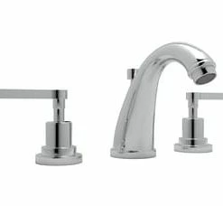 Hot Sale 👍 ROHL® Lombardia® Two Handle Widespread Bathroom Sink Faucet in Polished Chrome ⌛