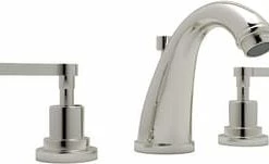 Buy ⌛ ROHL® Avanti Two Handle Widespread Bathroom Sink Faucet in Polished Nickel ✔️