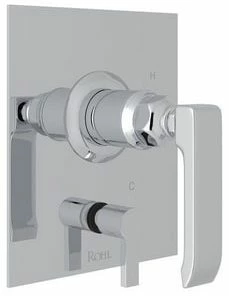 Best Sale 💯 ROHL® Caswell® Single Handle Bathtub & Shower Faucet in Polished Chrome Trim Only 🎉