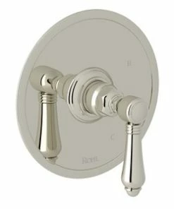 Coupon 😉 ROHL® Tub and Shower Pressure Balancing Valve Trim with Metal Single Lever Handle (Less Diverter) in Polished Nickel ✔️