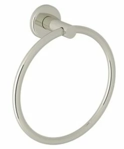 Coupon 🎁 ROHL® Campo™ Round Closed Towel Ring in Polished Nickel ✔️