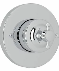 Promo ❤️ ROHL® Volume Control Valve Trim with Single Cross Handle in Polished Chrome 🔥