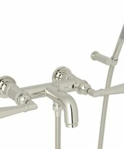 Cheapest ✨ ROHL® San Giovanni™ Two Handle Wall Mount Filler in Polished Nickel ⌛