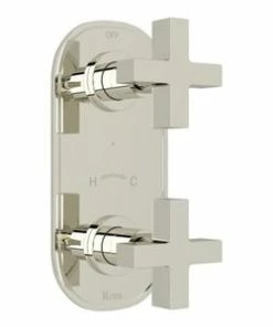 Promo 🔔 ROHL® Lombardia Avanti Two Handle Bathtub & Shower Faucet in Polished Nickel (Trim Only) 👏