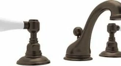 Hot Sale 😍 ROHL® Country Bath Two Handle Bathroom Sink Faucet in Tuscan Brass 🥰