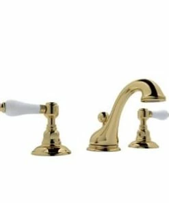 Best reviews of 🎁 ROHL® Viaggio Two Handle Widespread Bathroom Sink Faucet in Unlacquered Brass 🔥