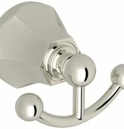Budget ❤️ ROHL® Vincent™ 2 Robe Hook in Polished Nickel 🥰