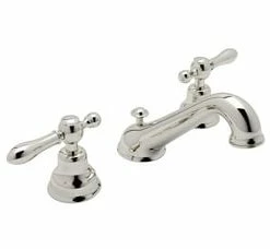Best Pirce 💯 ROHL® Arcana™ Two Handle Widespread Bathroom Sink Faucet in Polished Nickel ⌛
