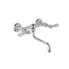 Best deal ✔️ ROHL® Italian Country Bath Two Handle Bridge Bathroom Sink Faucet in Chrome Lever Handle ⌛ -ROHL Sales Query 715