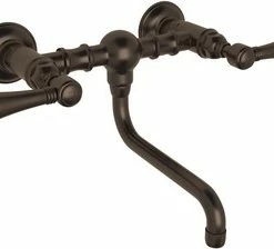 Flash Sale ✨ ROHL® Vocca Two Handle Bridge Bathroom Sink Faucet in Tuscan Brass ✨