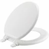 Coupon 😍 Bemis Round Closed Front Toilet Seat with Cover in White 💯 -ROHL Sales Query 727