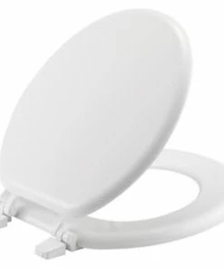 Coupon ๐ Bemis Round Closed Front Toilet Seat with Cover in White ๐ฏ