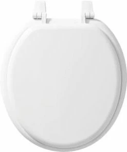 Coupon 😍 Bemis Round Closed Front Toilet Seat with Cover in White 💯 -ROHL Sales Query 729