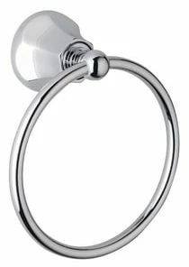Best Sale 🤩 ROHL® Country Bath Round Closed Towel Ring in Polished Chrome 😍