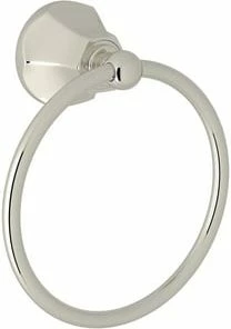 Deals 🎉 ROHL® Classic Round Closed Towel Ring in Polished Nickel 🔔