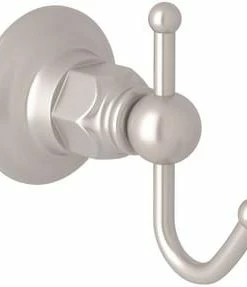Outlet 😍 ROHL® Country 1 Robe Hook in Satin Nickel ⭐