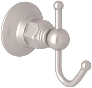 Outlet 😍 ROHL® Country 1 Robe Hook in Satin Nickel ⭐ 3 Outlet 😍 ROHL® Country 1 Robe Hook in Satin Nickel ⭐