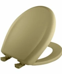 Wholesale ๐งจ Bemis Round Closed Front Toilet Seat with Cover in Harvest Gold โค๏ธ