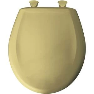Wholesale 🧨 Bemis Round Closed Front Toilet Seat with Cover in Harvest Gold ❤️ 5 Wholesale 🧨 Bemis Round Closed Front Toilet Seat with Cover in Harvest Gold ❤️ - Image 3