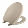 Brand new 🥰 Bemis Round Closed Front Toilet Seat with Cover in Natural 🔥 -ROHL Sales Query 759