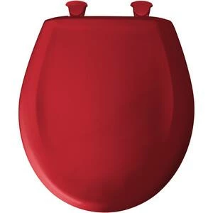 Cheap ✨ Bemis Whisper-Close® Round Closed Front Toilet Seat with Cover in Red 🤩 5 Cheap ✨ Bemis Whisper-Close® Round Closed Front Toilet Seat with Cover in Red 🤩 - Image 3