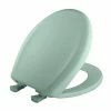 Flash Sale ❤️ Bemis Round Closed Front Toilet Seat with Cover in Ming Green 😍 -ROHL Sales Query 786